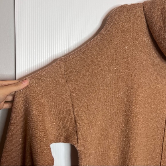 J.JILL Cowl Neck Sweater Dress in Nutmeg. Size 2XL - Picture 4 of 7